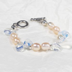 Bracelet création bijoux Opaline