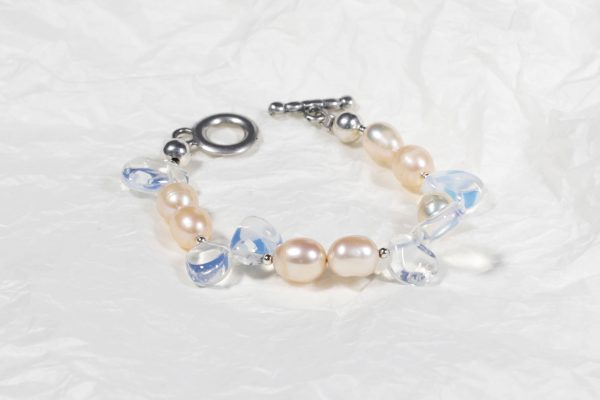 Bracelet création bijoux Opaline