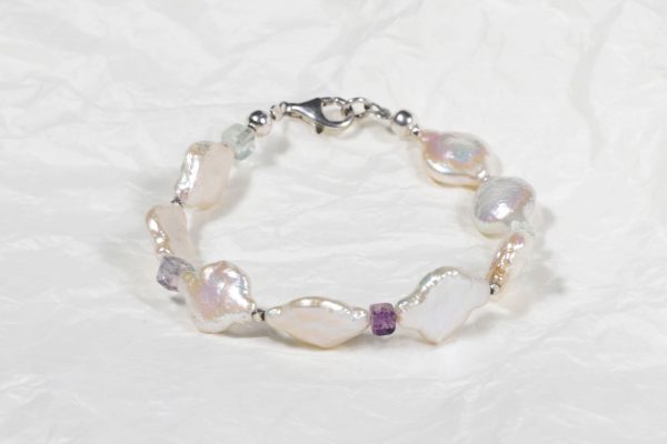 Bracelet création bijoux Perles Baroques