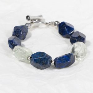 Bracelet création bijoux Lapis Lazuli
